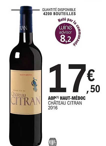 aop haut-médoc château citran 2016