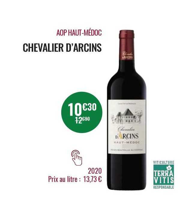 aop haut-médoc chevalier d'arcins