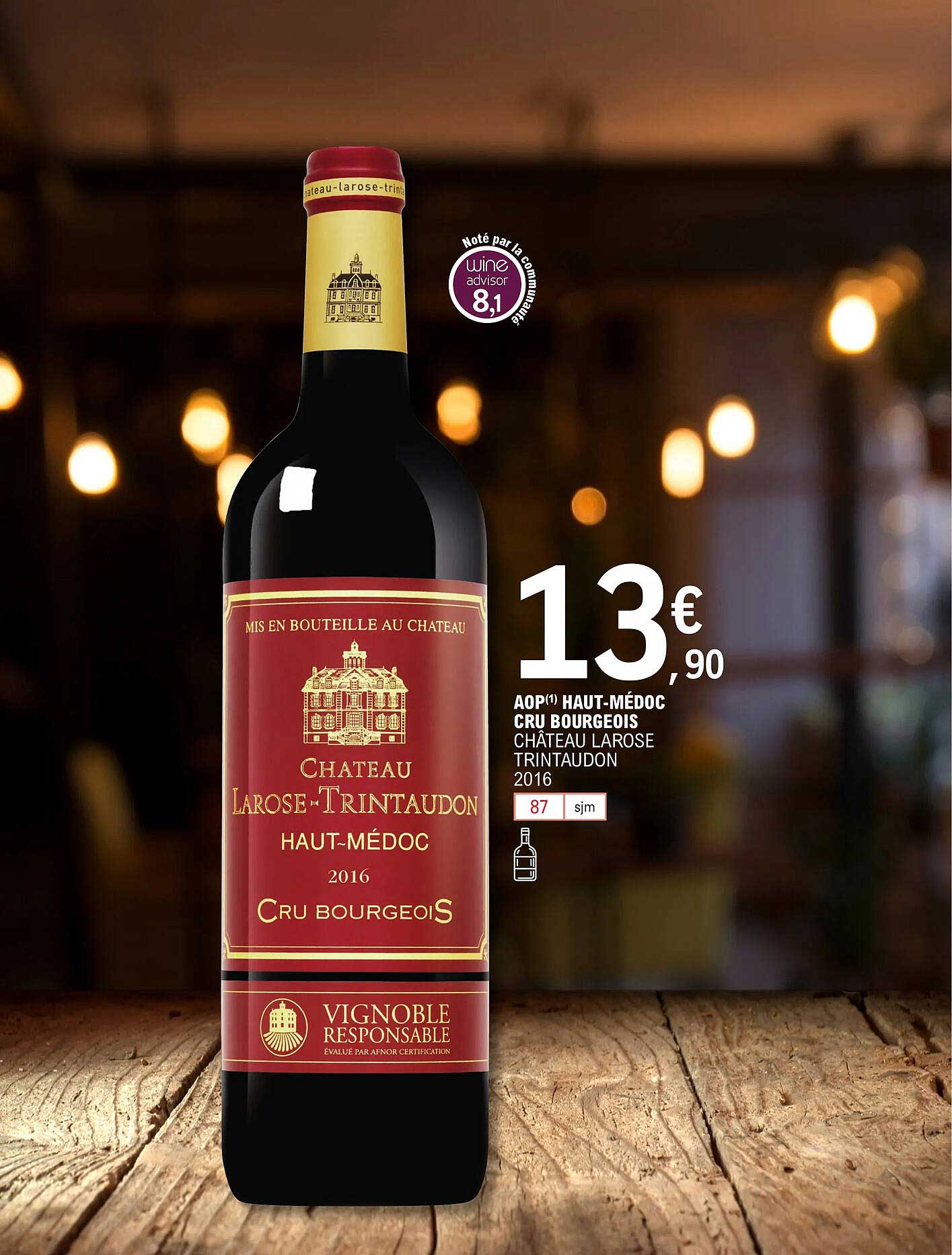 aop haut-médoc cru bourgeois château larose-trintaudon