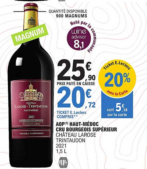 aop haut-médoc cru bourgeois supérieur château larose trintaudon 2021