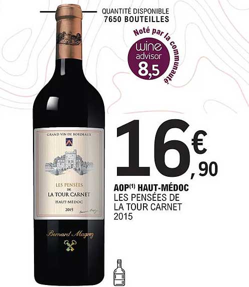 aop haut-médoc les pensées de la tour carnet 2015