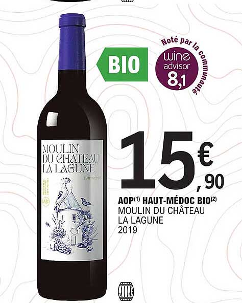 aop haut-médoc moulin du château la lagune 2019