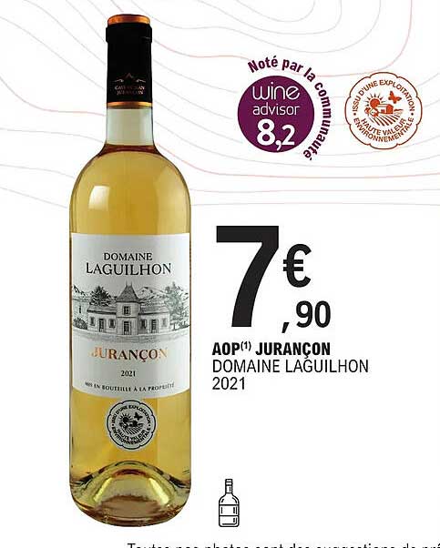aop jurançon domaine laguilhon 2021
