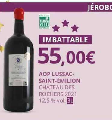 aop lussac-saint-émilion château des rochers 2021