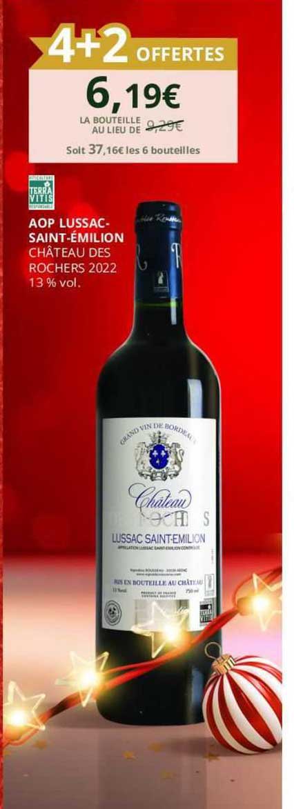 aop lussac-saint-emilion château des roches 2022