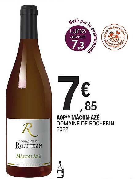 aop mâcon-azé domaine de rochebin 2022
