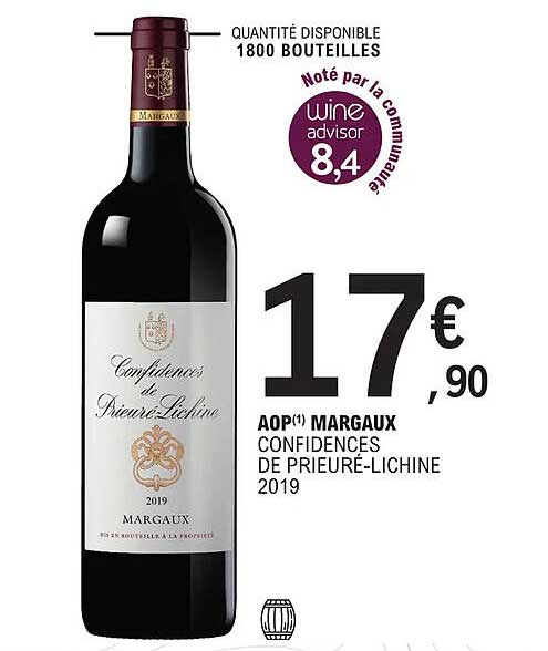 aop margaux confidences de prieuré-lichini 2019