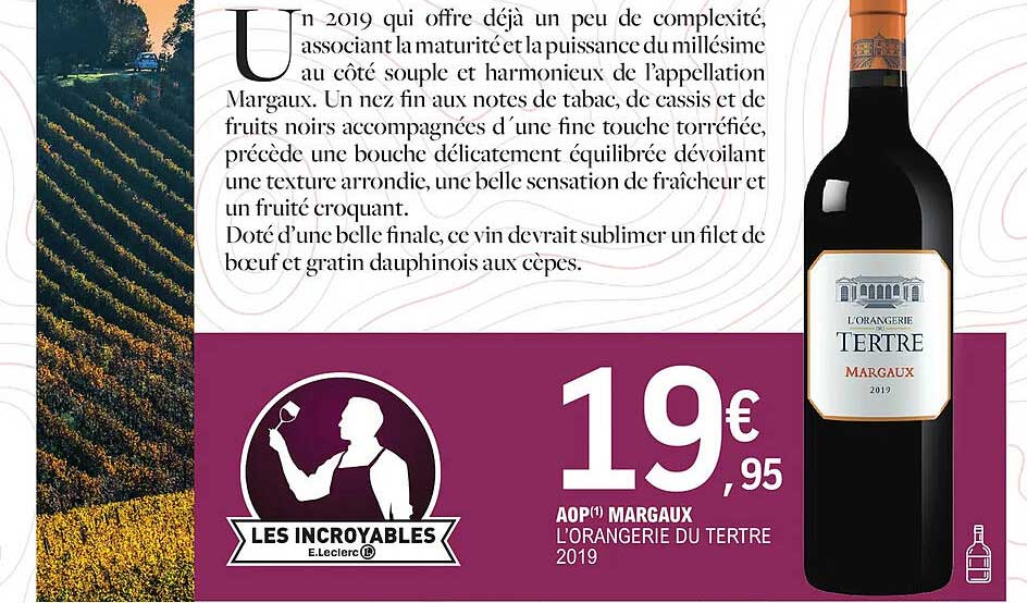 aop margaux l'orangerie du tertre 2019