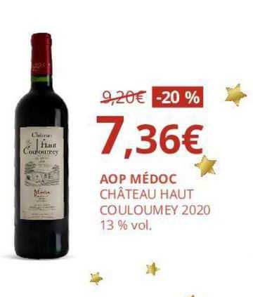 Aop Médoc Château Haut Couloumey 2020
