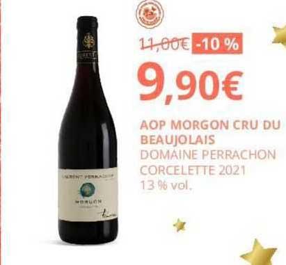aop morgon cru du beaujolais domaine perrachon corcelette 2021