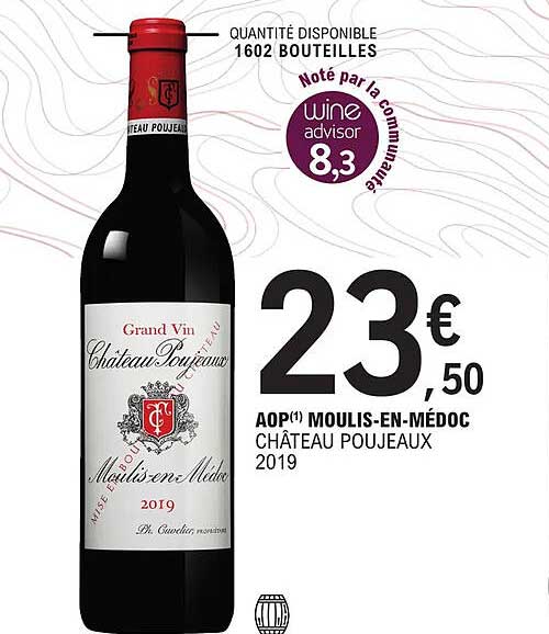 aop moulis-en-médoc château poujeaux 2019