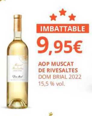 aop muscat de rivesaltes dom brial 2022