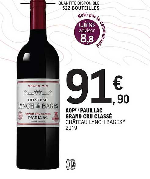 aop pauillac grand cru classé château lynch bages 2019