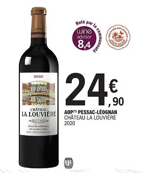 aop pessac-léognan château la louvière 2020
