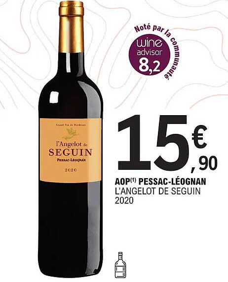 aop pessac-léognan l'angelot de seguin 2020