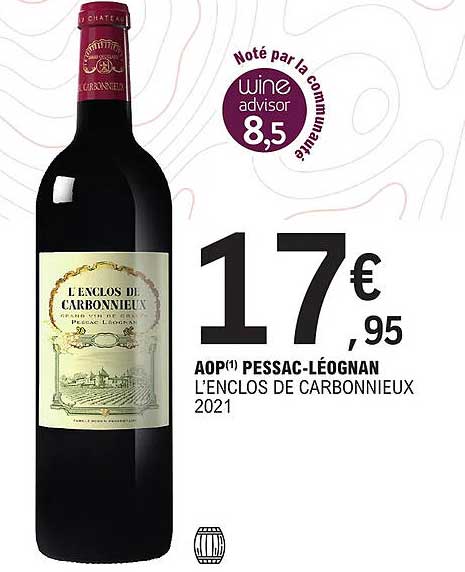 aop pessac-léognan l'enclos de carbonnieux 2021