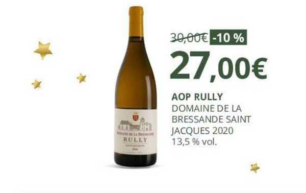 aop rully domaine de la bressande saint jacques 2020