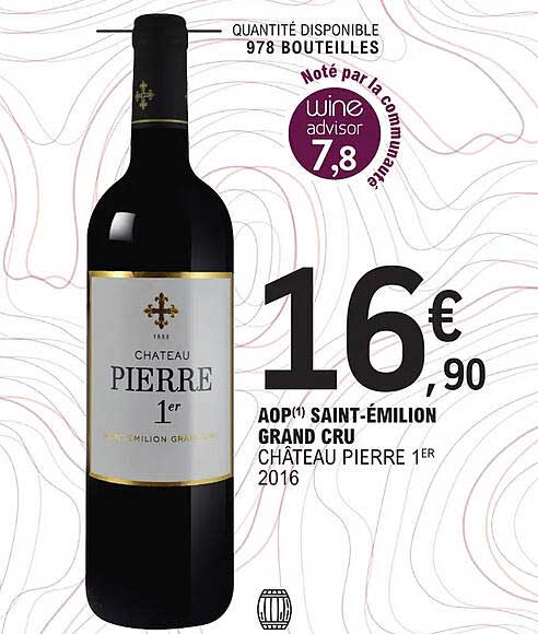 aop saint-émilion grand cru château pierre 1er 2016
