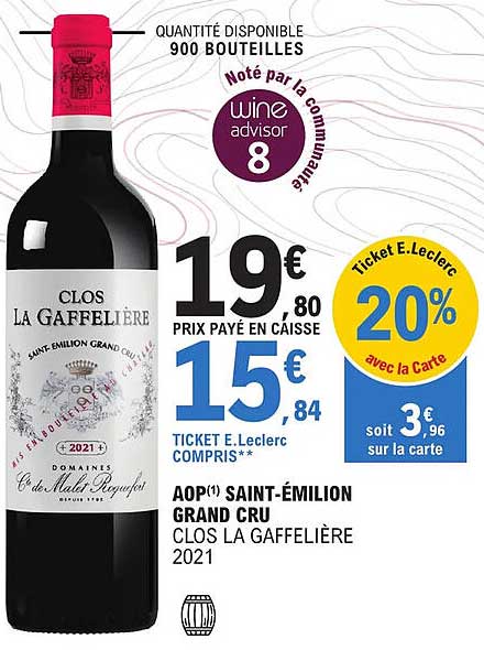 aop saint-émilion grand cru clos la gaffelière 2021
