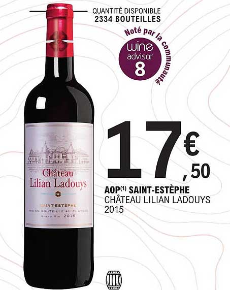 aop saint-estèphe château lilian ladouys 2015