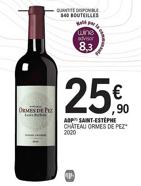 aop saint-estèphe château ormes de pez 2020