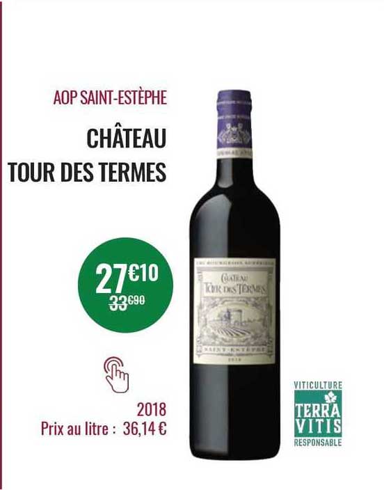 aop saint-estèphe château tour des termes