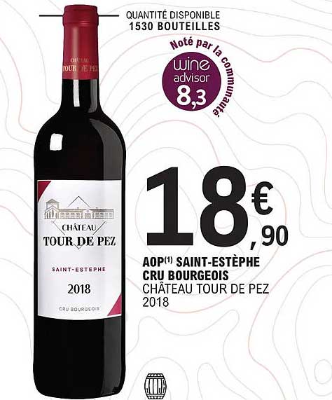 aop saint-estèphe cru bourgeois château tour de pez 2018