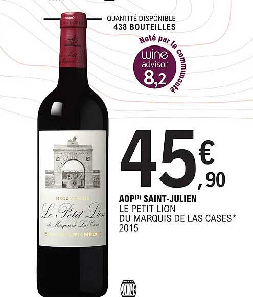 aop saint-julien le petit lion du marquis de las cases 2015