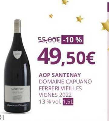 aop santenay domaine capuano verreri vieilles vignes 2022