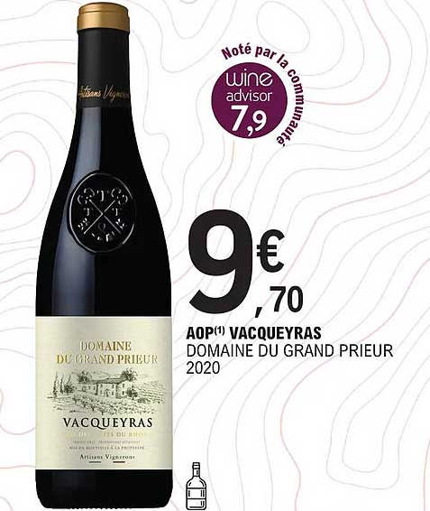 aop vacqueyras domaine du grand prieur 2020