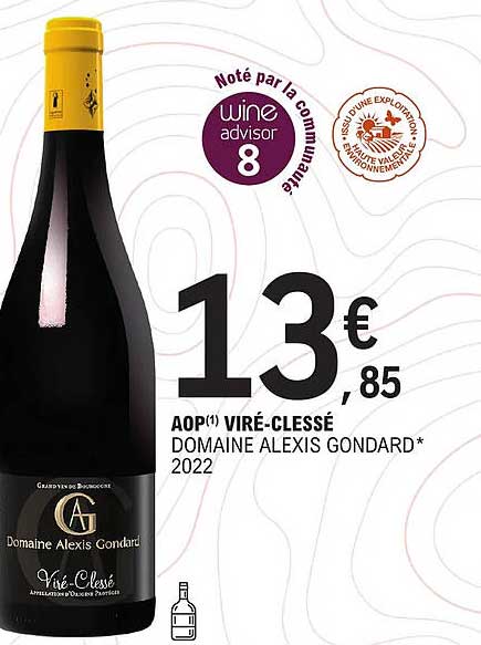 aop viré-clessé domaine alexis gondard 2022