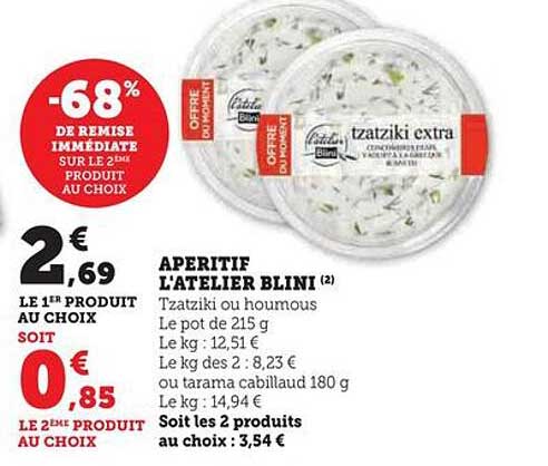 apéritif l'atelier blini