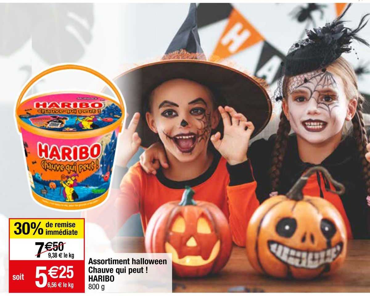 assortiment halloween chauve qui peut ! haribo