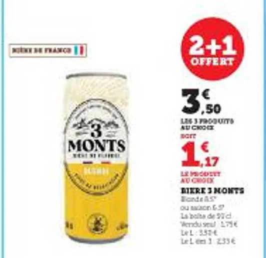 bière 3 monts
