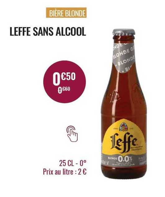 Bière Blonde Leffe Sans Alcool