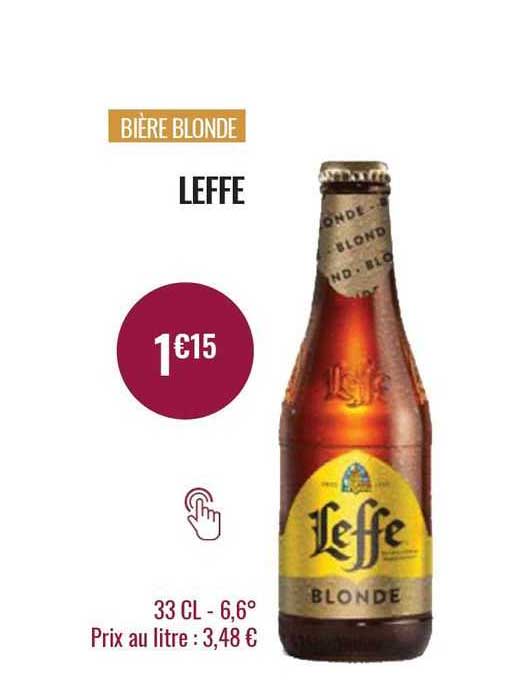 Bière Blonde Leffe