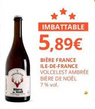 bière france ile-de-france volcelest ambrée bière de noël