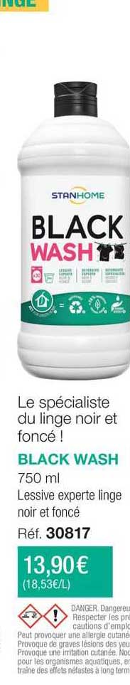black wash lessive experte linge noir et foncé