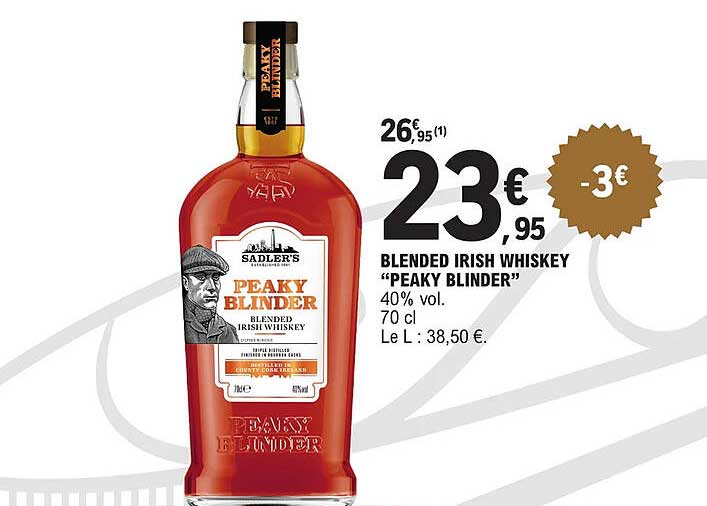 Blended Irish Whiskey "peaky Blinder"