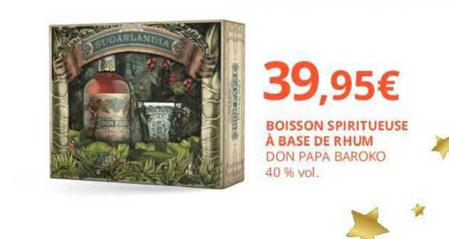 boisson spiritueuse à base de rhum don papa baroko