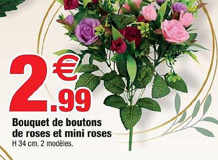 Bouquet De Boutons De Roses Et Mini Roses