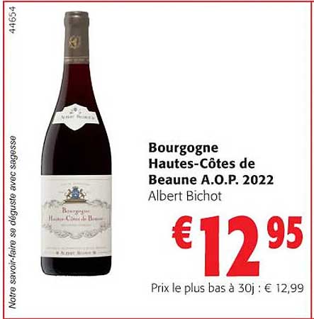 bourgogne hautes-côtes de beaume a.o.p. 2022 albert brichot
