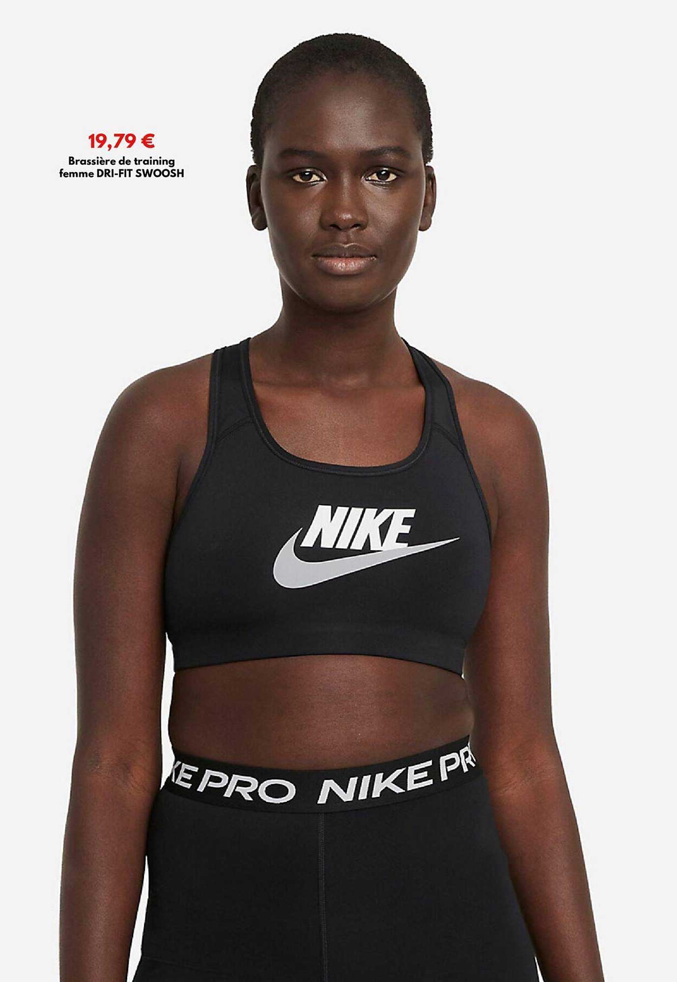 brassière de training femme dri-fit swoosh