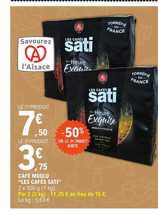 Café Moulu "les Café Sati"