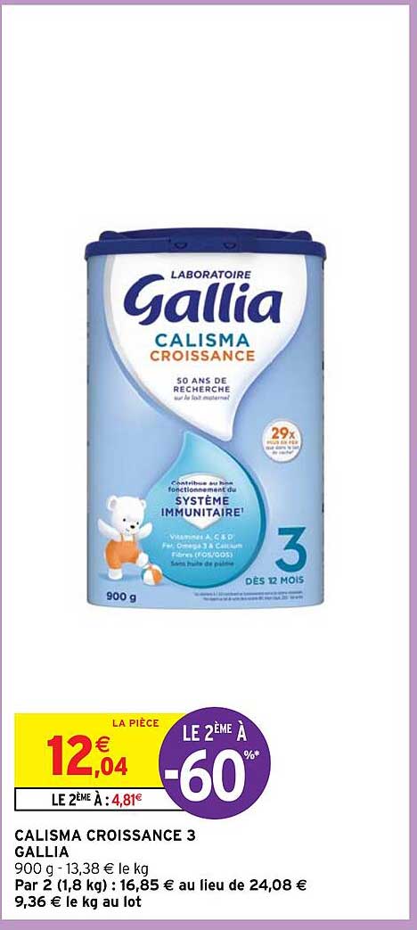 Calisma Croissance 3 Gallia