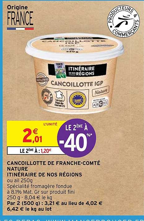 Cancoillotte De Franche-comté Nature Itinéraire De Nos Régions