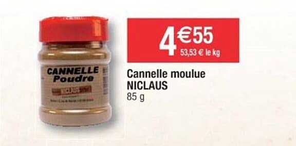 cannelle moulue niclaus