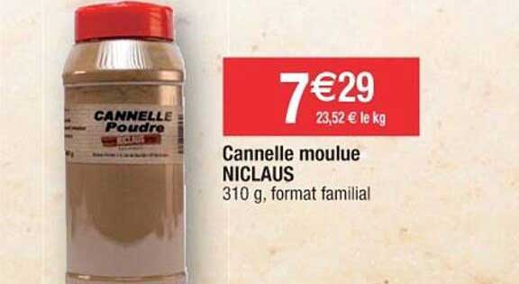 cannelle moulue niclaus