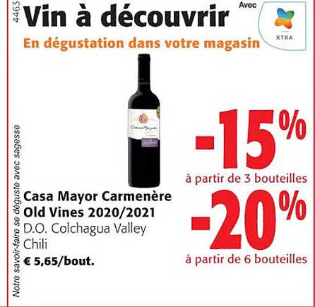 casa mayor carmenère old vines 2020/2021 d.o. colchagua valley chili