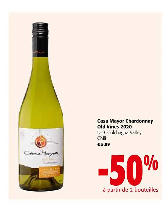 casa mayor chardonnay old vines 202 d.o. colchagua valley chili